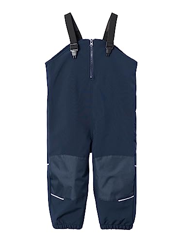 NAME IT Kinderhose NMNALFA08 Softshell BIB Pant FO (116, Schneehose, Dark Sapphire) von NAME IT