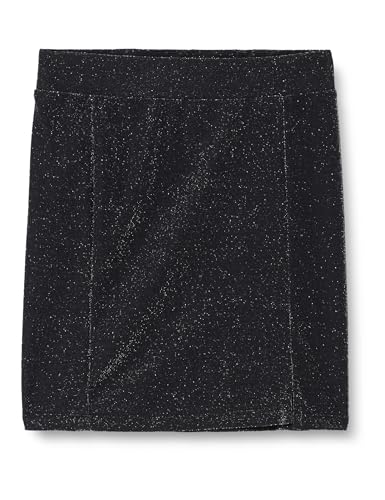 NAME IT Mädchen NLFRUNAS Short Skirt Minirock, Black, 164 cm von NAME IT