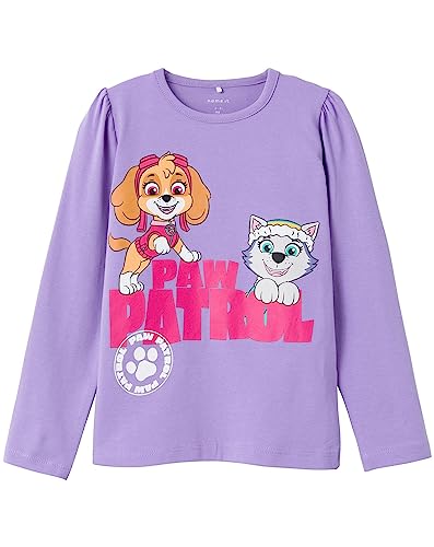 NAME IT Mädchen NMFJUMINA PAWPATROL LS TOP NOOS CPLG Langarmshirt, Sand Verbena, 98 von NAME IT