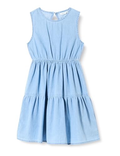 NAME IT Mädchen Nkfsigne Sl DNM Dress 9730-yx H Jeanskleid, Blau, 116 EU von NAME IT