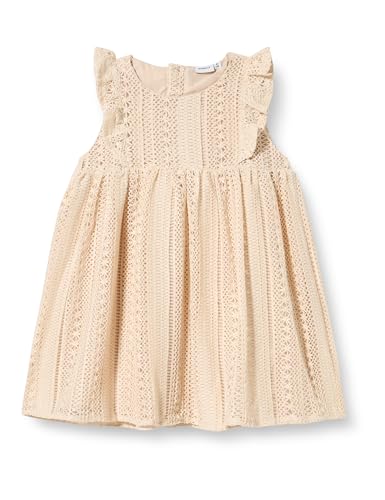 NAME IT Mädchen Nmfhisilka Spencer Sommerkleid, Beige, 110 EU von NAME IT