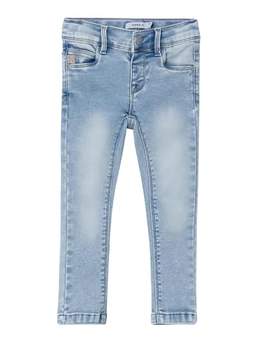 NAME IT Mädchen Nmfpolly Skinny Jeans 1842-th Noos, Light Blue Denim, 122 von NAME IT