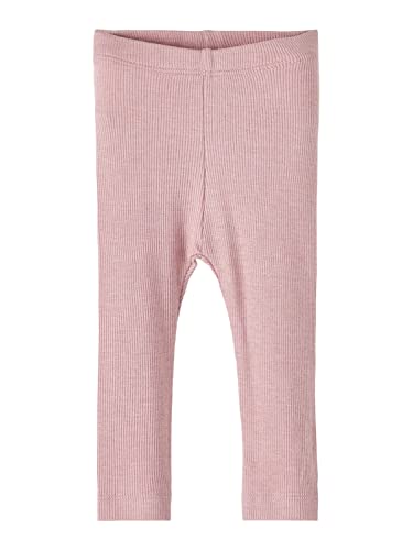 NAME IT Unisex Baby NBNKAB NOOS Legging, Deauville Mauve/Detail:Melange, 56 von NAME IT