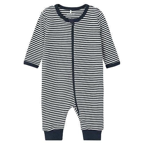 NAME IT Unisex NBNNIGHTSUIT Zip Y/D CORE NOOS Schlafstrampler, Dark Sapphire, 56 von NAME IT