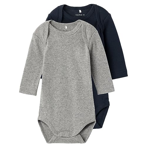 NAME IT Unisex Nbnbody 2p Ls Dark Sapphire Noos Body, Dark Sapphire, 98 EU von NAME IT