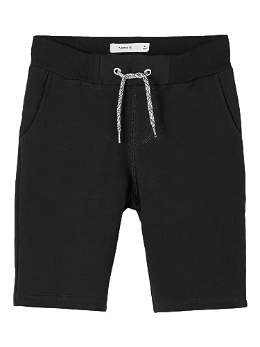 NAME IT Jungen Nkmhonk Swe Long Unb Noos Shorts, Black, 128 EU von NAME IT