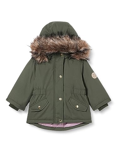 Name It Baby-Mädchen NMFMARLIN Parka Jacket PB Jacke, Dark Sapphire, 80 von NAME IT