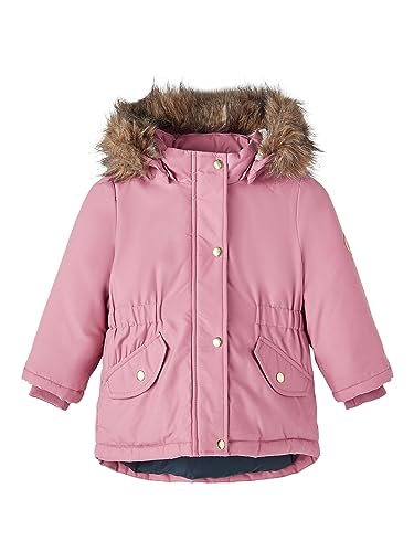 Name It Mädchen NMFMARLIN Parka Jacket PB Jacke, Dark Sapphire, 110 von NAME IT