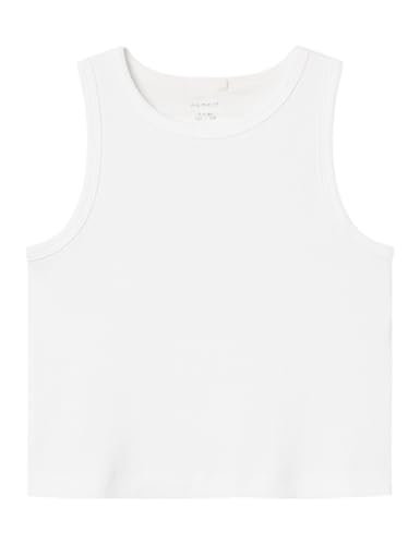 NAME IT Mädchen Nkfnakal Sl Crop Noos Tanktop, Bright White, 116 EU NAME IT Mädchen Nkfnakal Sl Crop Noos Tanktop, Bright White, 116 EU von NAME IT