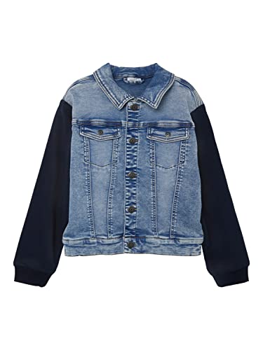 name it Boy's NKMDAE SWE DNM Jacket 1794-OB D Jacke, Light Blue Denim, 128 von NAME IT