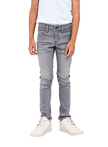 NAME IT Herren Nkmsilas Dnmtax Pant Noos Jeans, Medium Grey Denim, 164 EU von NAME IT