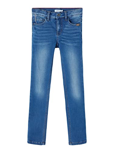 NAME IT Jungen Nkmtheo Xslim 1507-cl Noos Jeans, Medium Blue Denim, 122 EU von NAME IT