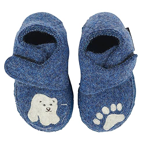 NANGA Baby Baby Schuhe Little Polar Bear blau 26 von Nanga