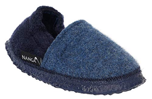 Nanga Kinder - Unisex Hausschuh Lenny blau 27 von Nanga