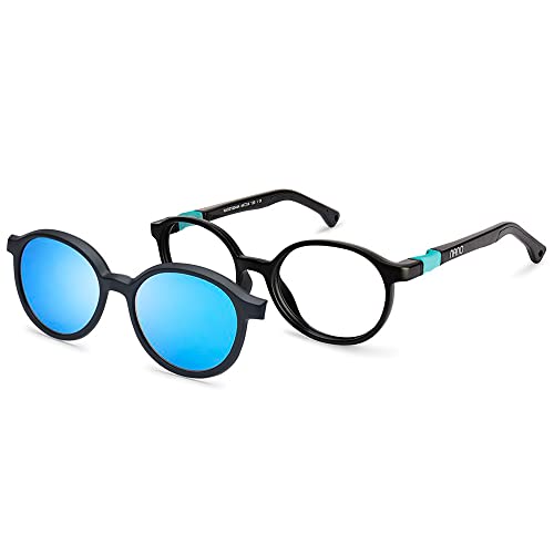 NANOVISTA Unisex Flicker SC 3.0 Sonnenbrille, Schwarz Mate/Turquesa von NANOVISTA