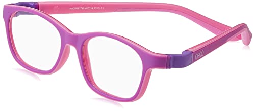 NANOVISTA Unisex-Kinder Camper 3.0 Sonnenbrille, Bicolor Morado Mate/ROSA, 46 von NANOVISTA