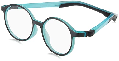 NANOVISTA Unisex-Kinder Flicker 3.0 Sonnenbrille, Bicolor Schwarz Mate/Azul Glow, 44 von NANOVISTA