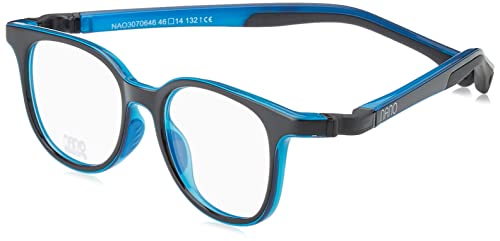 NANOVISTA Unisex-Kinder Pixel 3.0 Sonnenbrille, Bicolor Schwarz/Azul, 48 von NANOVISTA