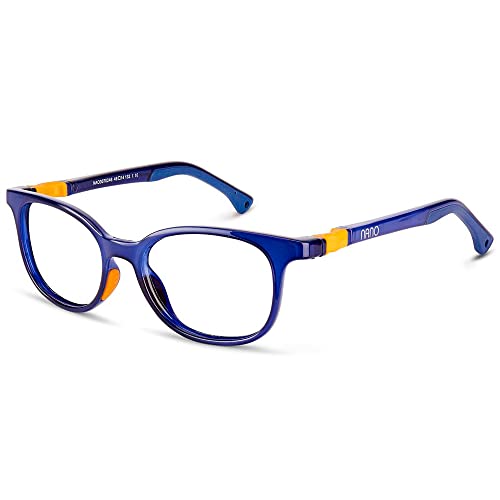 NANOVISTA Unisex-Kinder Pixel 3.0 Sonnenbrille, Marino Cristal/Naranja, 48 von NANOVISTA