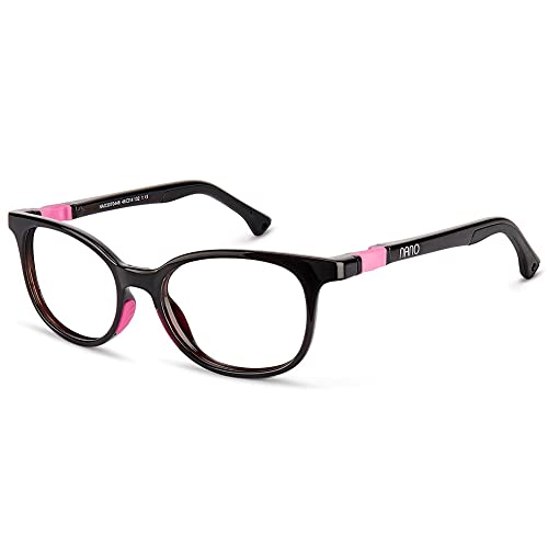 NANOVISTA Unisex-Kinder Pixel 3.0 Sonnenbrille, Schwarz Cristal/ROSA, 48 von NANOVISTA