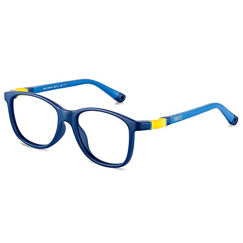 NANOVISTA Unisex-Kinder Quest 3.0 Sonnenbrille, Marino Mate/ZUL/Amarillo, 50 von NANOVISTA