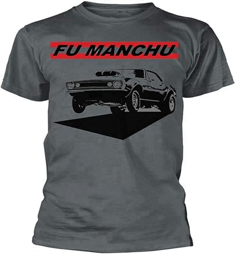 yesun Men's Fu Manchu Muscle Car T-T-Shirts Hemden(Large) von NANZU