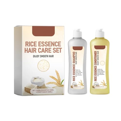 NAOLVE Reis-Shampoo + Feuchtigkeitscreme Set für Feuchtigkeit, Glanz und Reparatur von Schäden/Splittern, natürliche Pflege für Männer & Frauen im Reise-Alltag NAOLVE Reis-Shampoo + Feuchtigkeitscreme Set für Feuchtigkeit, Glanz und Reparatur von Schäden/Splittern, natürliche Pflege für Männer & Frauen im Reise-Alltag von NAOLVE