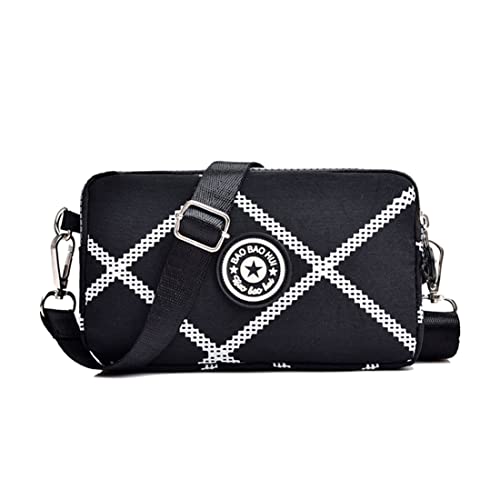 NAOYQ handtaschen Damen kleine umhängetasche Stoff Handytasche zum umhängen Damen Handy umhängetasche mädchen Schultertasche kleine Tasche wasserdicht für Frauen Crossbody Tasche Damen von NAOYQ