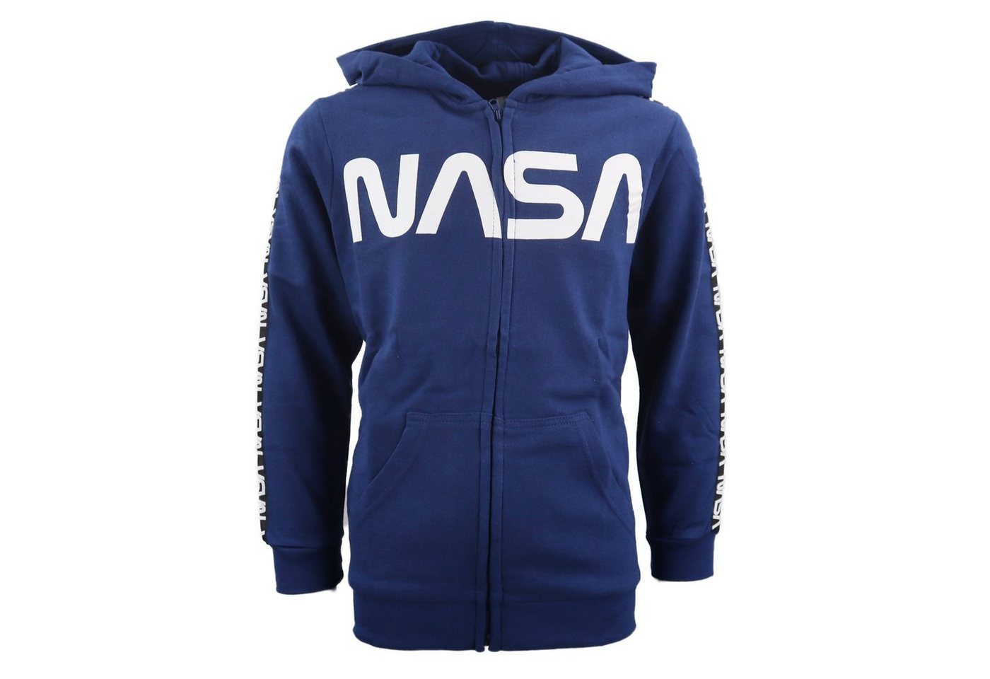 NASA Hoodie NASA Jungen Jugend Kinder Kapuzen Pulli Gr. 134 bis 164, 100% Baumwolle, Blau von NASA