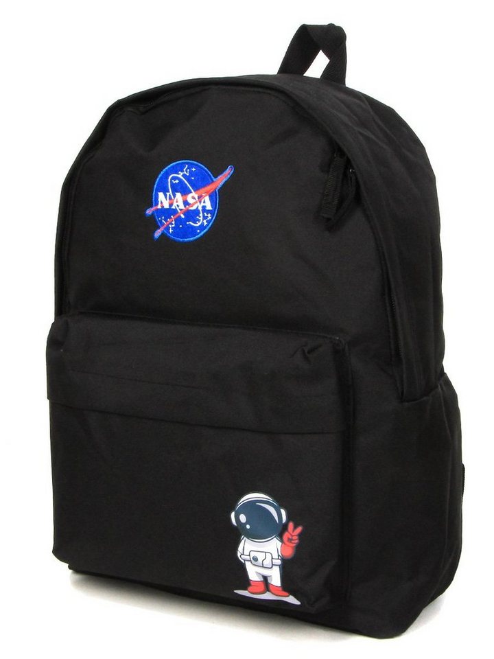 NASA Kinderrucksack Astronauten Rucksack für Kinder Schule Freizeit Schwarz von NASA