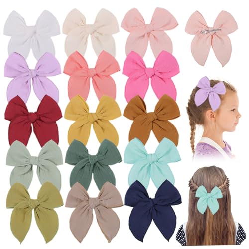Bughaarklammern 15pcs süße Baby Bogenklammern 5.4 '' Vollgekleidetes Baby -Mädchen Haarklammern Nicht -Slip -Baby -Mädchen Bögen Haarzubehör für Neugeborene Kleinkind Kinder Bughaarklammern 15pcs süße Baby Bogenklammern 5.4 '' Vollgekleidetes Baby -Mädchen Haarklammern Nicht -Slip -Baby -Mädchen Bögen Haarzubehör für Neugeborene Kleinkind Kinder von NASSMOSSE