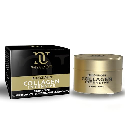 Körpercreme Ialucollagen Intensive Natur Unique | Feuchtigkeitsspendende und straffende Körpercreme mit 8 Arten von Meereskollagen und Aloe Vera | duftende Körpercreme für Damen und Herren | 200 ml Körpercreme Ialucollagen Intensive Natur Unique | Feuchtigkeitsspendende und straffende Körpercreme mit 8 Arten von Meereskollagen und Aloe Vera | duftende Körpercreme für Damen und Herren | 200 ml von NATUR UNIQUE