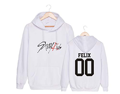 NCTCITY Kapuzenpullover Stray Kids Bedrucken Freizeit Langarm Hoodies Loose Streetwear Sweater Pullover Hip Hop Top Bang Chan Changbin Hyunjin Felix Seungmin Jeongin Jisung Minho Woojin von NCTCITY