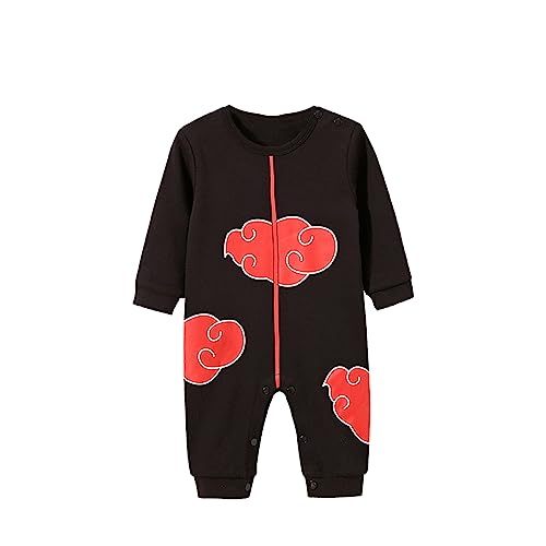 NCTCITY Baby Jungen Mädchen Spielanzug Unisex Bodys Einteiler Overall Neugeborene Strampler Kleinkinder Jumpsuit Anime Cosplay Bodysuit Playwear mit Druckknopf Luffy Chopper Son Goku von NCTCITY