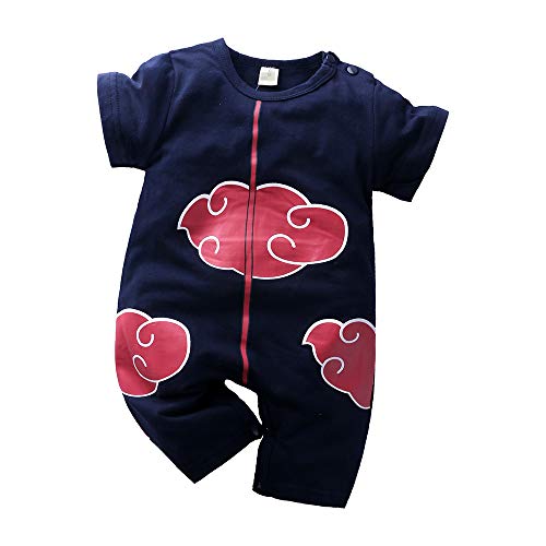 NCTCITY Baby Strampler Kinder Overall Rundhals Jumpsuit Neugeborenes Kleinkind Spielanzug mit Druckknopf Sommer Jungen Mädchen Kurzarm Cosplay Kleidung Cartoon Schlafanzug von NCTCITY