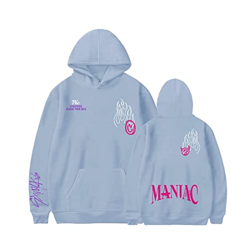 NCTCITY Herren Damen Kapuzenpullover Stray Kids Freizeit Langarm Hoodie Sweatshirt Neues Album MANIAC Bedrucken Mantel Tops BangChan Changbin Hyunjin Felix Seungmin Jeongin Jisung Minho von NCTCITY