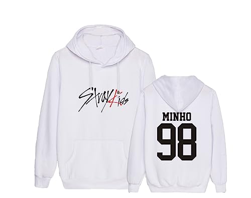 NCTCITY Kapuzenpullover Stray Kids Bedrucken Freizeit Langarm Hoodies Loose Streetwear Sweater Pullover Hip Hop Top Bang Chan Changbin Hyunjin Felix Seungmin Jeongin Jisung Minho Woojin von NCTCITY