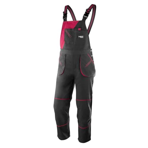 NEO TOOLS Damen-Arbeitslatzhose, Woman Line, Gr. S-XXL. Baumwoll-Polyester-Gewebe, elastischen Träger,Taschen, ISO 13688:2013 von NEO TOOLS