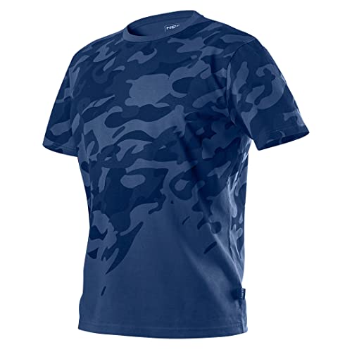 NEO TOOLS Herren Arbeits-T-Shirt Camo, Rundhalsausschnitt, Kurzarm, in Gr. S-XXXL, atmungsaktiv, 100% Baumwolle 180 g/m2, Berufs-T-Shirt konform mit EN ISO 13688:2013 von NEO TOOLS