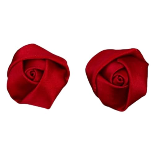 Damen Brosche Elegant Blume Einfache Brosche Pin Hochzeit Brust Frauen Männer Anti-Blendung Schnalle Zubehör Damen Brosche Elegant Vintage (Color : Rood) von NESPIQ