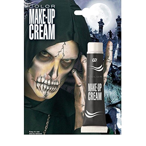 NET TOYS Theater Make Up Tube schwarz Schminke Makeup Faschingsschminke Karnevalsschminke Schminkcreme Creme von NET TOYS