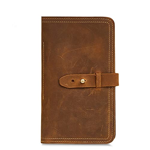 NEWNAN 1 Stück Clutch Bag Herren Retro Business Wallet Große Kapazität Dokumententasche Lange Tasche (Farbe: B, Größe: 11 * 2 * 19 cm) von NEWNAN