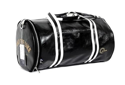 NFRFK Sport-Turnbeutel für Damen und Herren, Schultertaschen mit Schuhen, Aufbewahrungstasche, Fitness, Training, wasserdicht, Leder, Reisetasche, Handtasche für den täglichen Gebrauch, Schwarz NFRFK Sport-Turnbeutel für Damen und Herren, Schultertaschen mit Schuhen, Aufbewahrungstasche, Fitness, Training, wasserdicht, Leder, Reisetasche, Handtasche für den täglichen Gebrauch, Schwarz von NFRFK