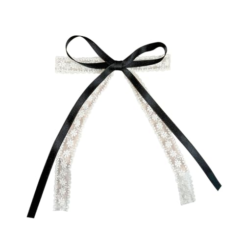 Flache Haarspange, 2000er-Jahre-Balletcore-Kopfschmuck, elegante Schleife, niedlicher Kopfschmuck, Haarschleifen für Damen von NGCG