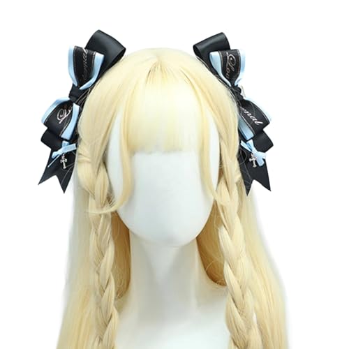 Haarspange für Damen, Schleife, Haarklammer, Cosplay, Kostüm, Kopfschmuck, Rollenspiel, Party, Haarstyling-Werkzeug, japanisches H von NGCG