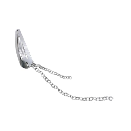 Haarspange mit Sternanhänger, Haarspange mit Fransenkette, Dekoration, Kirsch-Haarspange für Mädchen, Y2K-Ornamente, Schmuckzubehör mit eingebetteten Perlen von NGCG