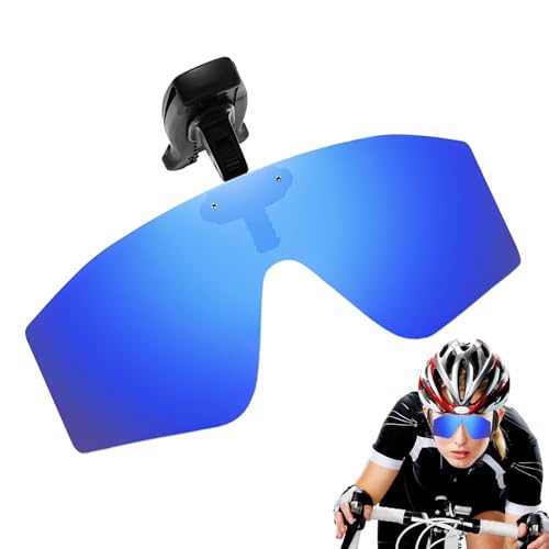 Clip-Sonnenbrillen über Brillen,Clip-Sonnenbrillen über Korrekturbrillen - Vision Polarisierte Hutvisiere Clips Hutclip auf verstellbare Sonnenbrillen - Herren-Sonnenbrille zum Angeln, Radfahren, Wand von NGUMMS