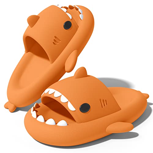 NIBESSER Shark Slides Niedliche Hai Hausschuhe für Damen Shark Slippers Herren Weich rutschfest Badelatchen für Damen Schlappy Schlappen Open Toe Slides von NIBESSER