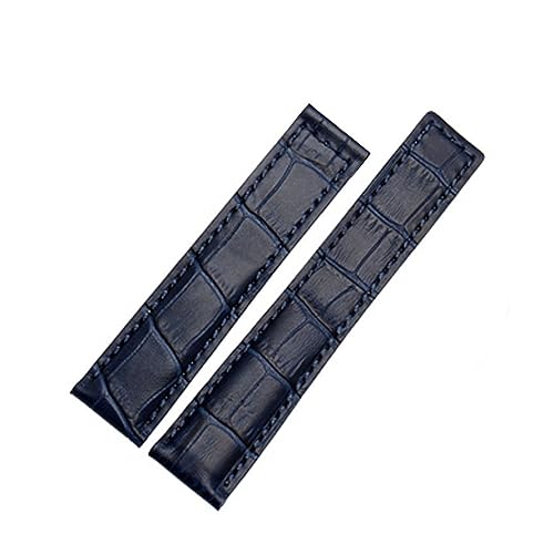 NIBYQ Echtleder-Armband, 19 mm, 20 mm, 22 m, für Tag Heuer, Herren-Armbanduhren, Zubehör, Faltschnalle, Leder-Uhrenarmband, 19 mm, Achat von NIBYQ