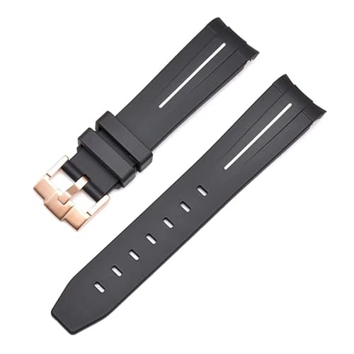 NIBYQ Gummi-Uhrenarmband für Rolex-Armband, 20 mm, 22 mm, 21 mm, Ersatz-Armbanduhr-Zubehör, 22 mm, Achat von NIBYQ